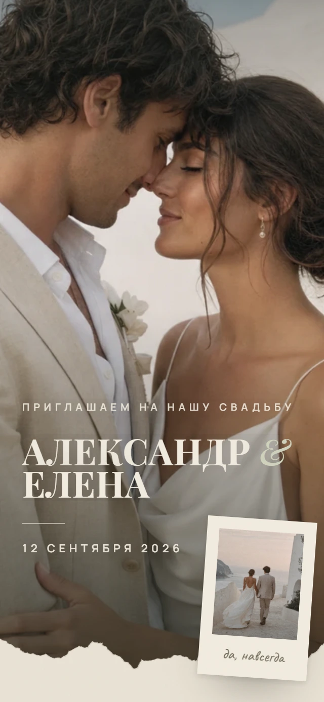 Cypress wedding template preview